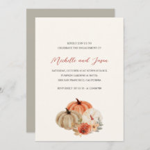 Herbstkürme Blume Elegante Engagement Party