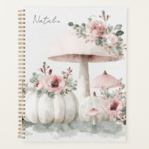 Herbstkürme, Pilze und Blume Planer