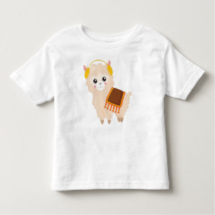 Herbstlama, Niedlicher Llama, Niedlicher Alpaca, O Kleinkind T-shirt
