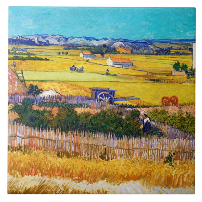 Herbstland, Van Gogh Fliese (Vorderseite)