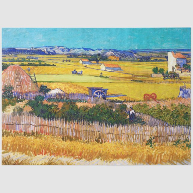 Herbstland, Van Gogh Seidenpapier (Vorderseite)