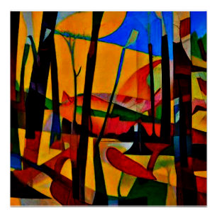 Herbstlandschaft 2 poster