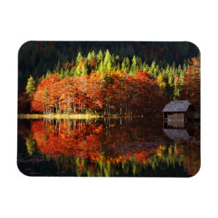 Herbstlandschaft am See Magnet
