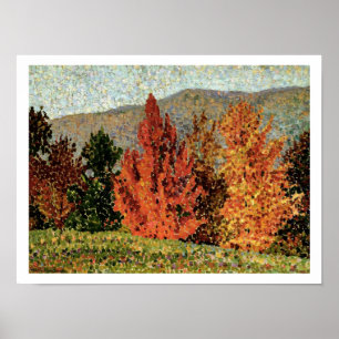 Herbstlandschaft, c.1903 (Öl auf Leinwand) Poster