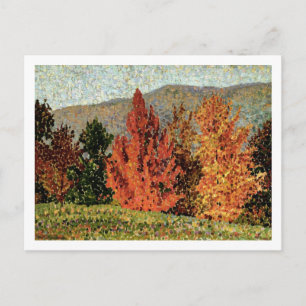 Herbstlandschaft, c.1903 (Öl auf Leinwand) Postkarte