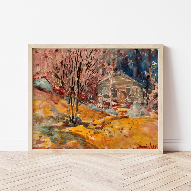 Herbstlandschaft | George Luks Poster (Von Creator hochgeladen)
