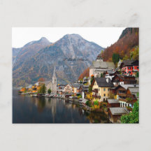Herbstlandschaft Hallstatt (Österreich)