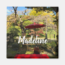 Herbstlandschaft im japanischen Garten