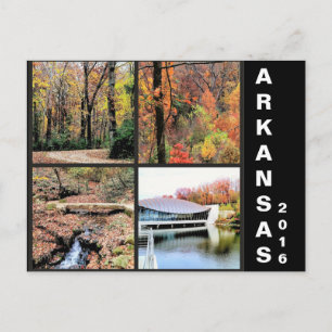 Herbstlandschaft in Arkansas Travel Postcard Postkarte