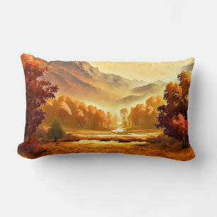 Herbstlandschaft Malerei-68754 Lendenkissen