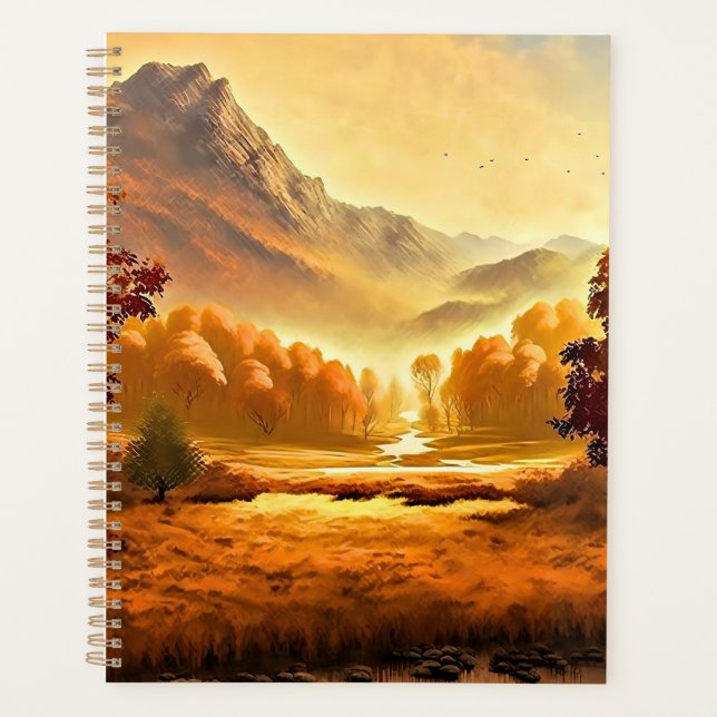 Herbstlandschaft Malerei-68754 Planer (Vorderseite)