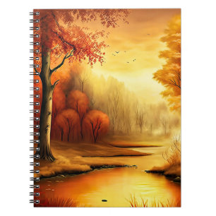 Herbstlandschaft Malerei-87546 Notizblock