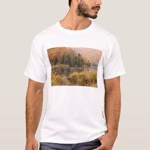 Herbstlandschaft mit See, Vermont, USA 3 T-Shirt