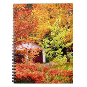 Herbstlandschaft Notizblock