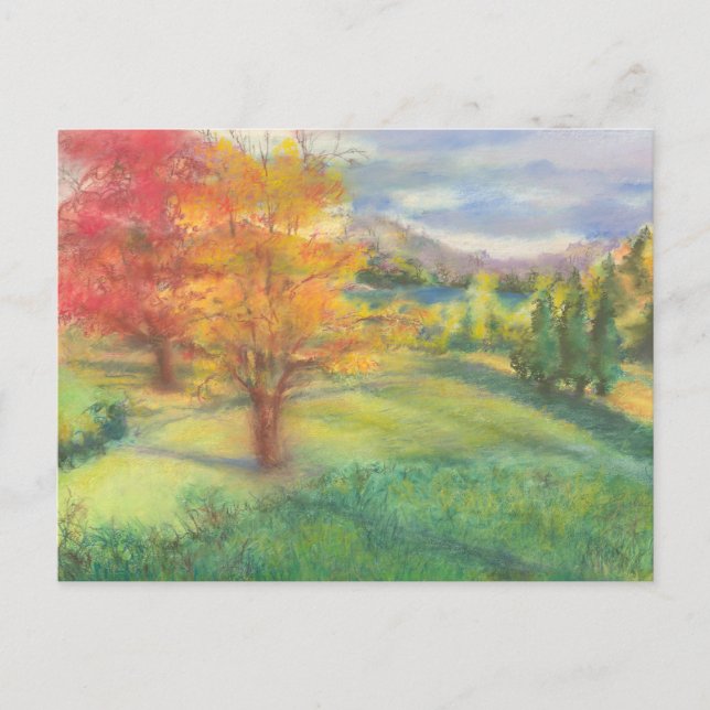 Herbstlandschaft Postkarte (Vorderseite)