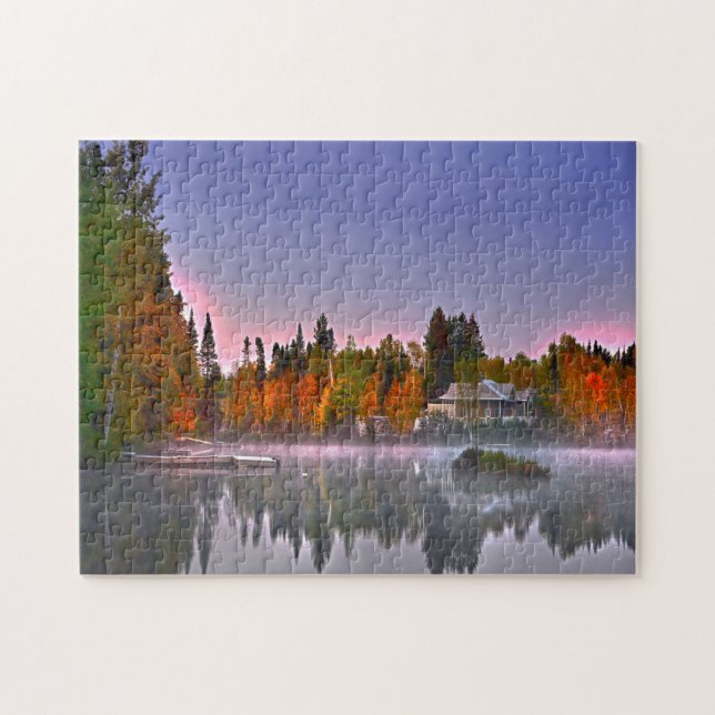 Herbstlandschaft Quebec. Puzzle (Horizontal)