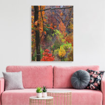 Herbstlandschaft ummantelt Canvas