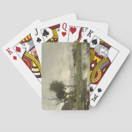 Herbstlandschaft (Vintage Niederländische Kunst) ( Spielkarten