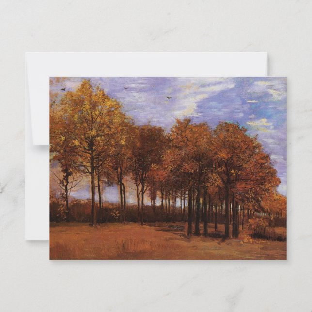 Herbstlandschaft von Vincent van Gogh (Vorderseite)
