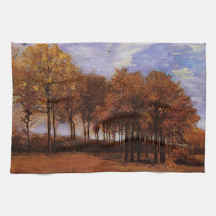 Herbstlandschaft von Vincent van Gogh Geschirrtuch