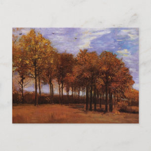 Herbstlandschaft von Vincent van Gogh Postkarte