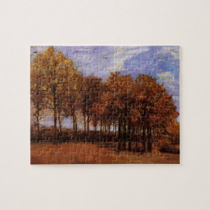 Herbstlandschaft von Vincent van Gogh Puzzle