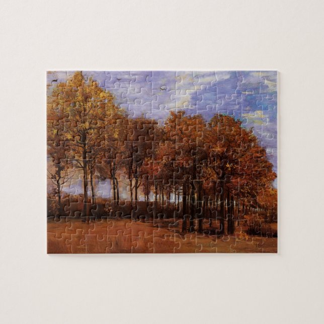 Herbstlandschaft von Vincent van Gogh Puzzle (Horizontal)