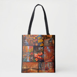 Herbstlandschaftsfoto-Collage-Kunst