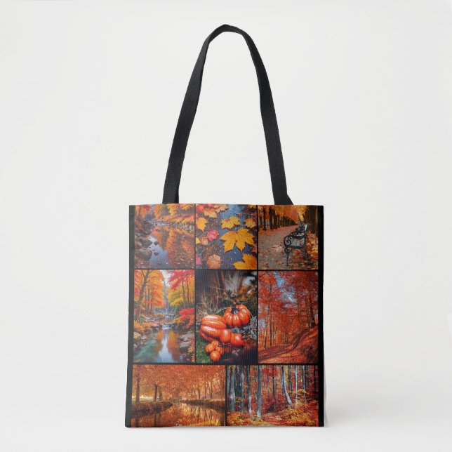 Herbstlandschaftsfoto-Collage-Kunst (Vorderseite)