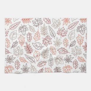 Herbstlaub Ästhetische Küchentücher