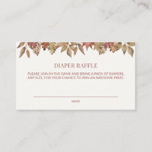 Herbstlaub-Baby-Shower-Windel-Raffle