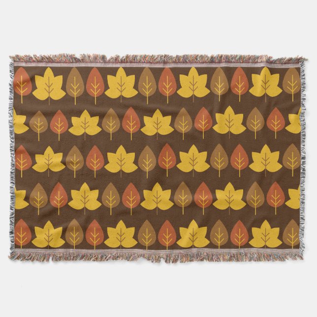 Herbstlaub Decke (Vorderseite)