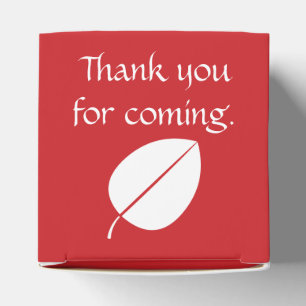 Herbstlaub der Cherry-Gefälligkeitsbox Geschenkschachtel
