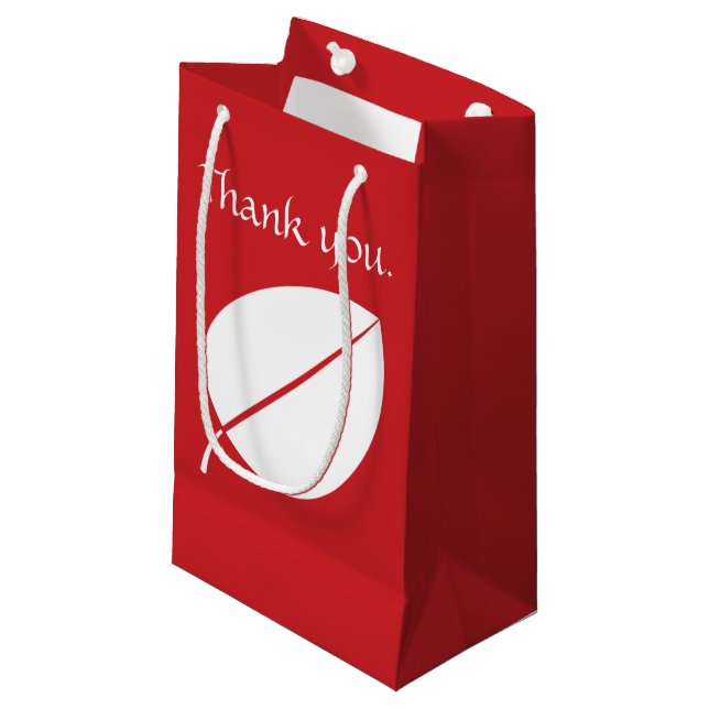 Herbstlaub der Cherry-Geschenktasche Kleine Geschenktüte (Vorderseite Schrägansicht)