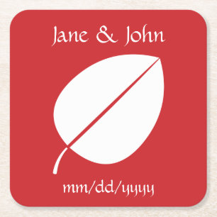 Herbstlaub des Untersetzer Cherry Paper