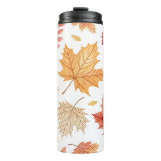 Herbstlaub-Edelstahl-Reisebecher Thermosbecher