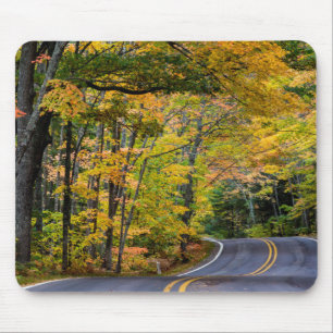 Herbstlaub entlang der Highway 41 Mousepad