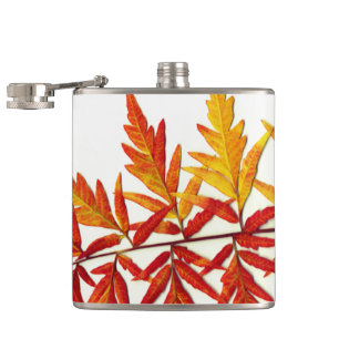 Herbstlaub Flachmann