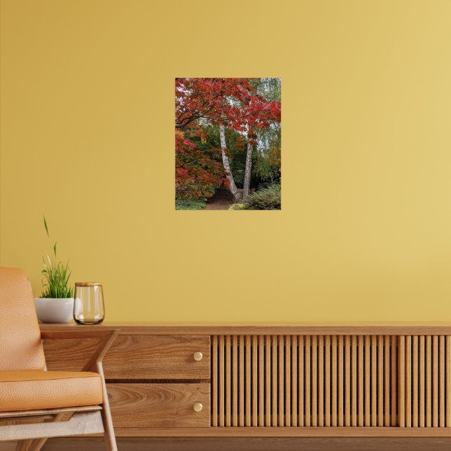 Herbstlaub-Fotografie Poster (Wohnzimmer 2)