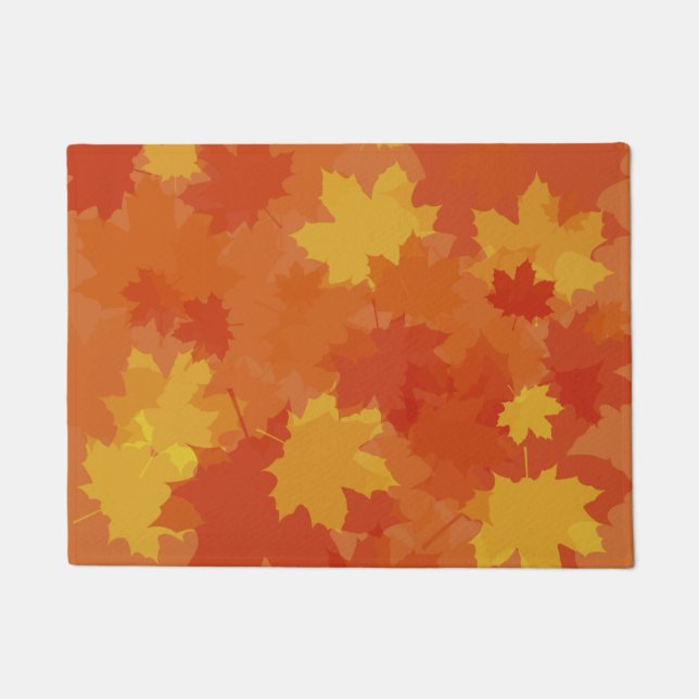 Herbstlaub Fußmatte (Vorderseite)