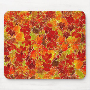 Herbstlaub Ganzbild Mousepad