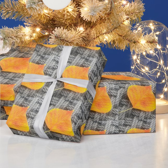 Herbstlaub Geschenkpapier (Feiertage)