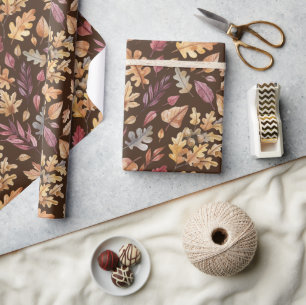Herbstlaub Geschenkpapier