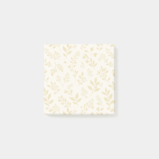Herbstlaub Goldenes Weizen - Neutral Post-it Klebezettel (Vorderseite)