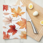 Herbstlaub Herbst Terracotta Brown Boho Muster Geschirrtuch<br><div class="desc">Herbst Herbstlaub Terracotta Brown Boho Muster Fall Zuhause Küche Ausstattung</div>