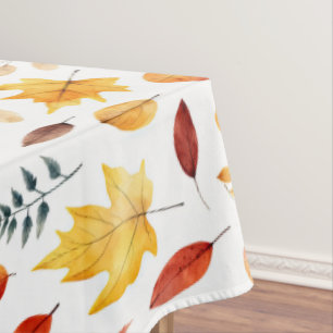 Herbstlaub Herbst Terracotta Brown Boho Muster Tischdecke