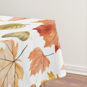Herbstlaub Herbst Terracotta Brown Boho Muster Tischdecke