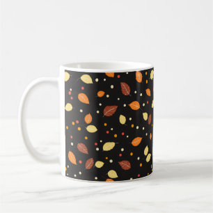 Herbstlaub Herbstmuster Kaffeetasse