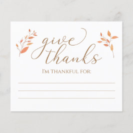 Herbstlaub Ich bin dankbar für dankbaren Erntedank