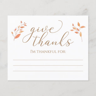 Herbstlaub Ich bin dankbar für dankbaren Erntedank